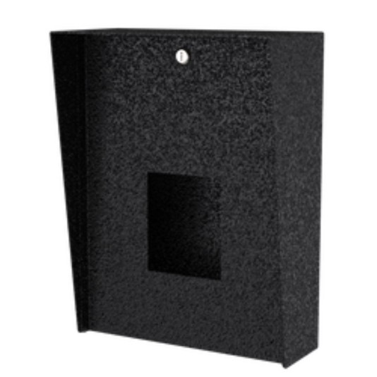 12" x 16" Steel Square Housing for Viking Emergency Phone E-1600A-GT (Powder-Coated Black) - 1216HOU-VIKI-02-CRS
