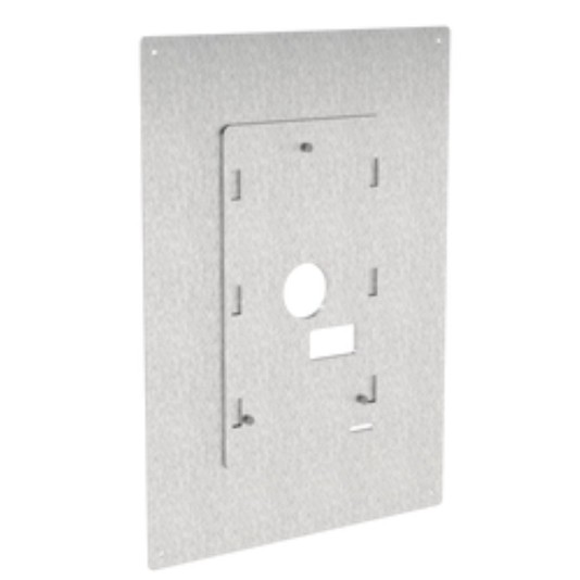 12" x 17" Stainless Steel Retro Cover Plate for ButterflyMX 7" Surface Video Intercom (Brushed Stainless) - 1217PLA-BUT-01-304