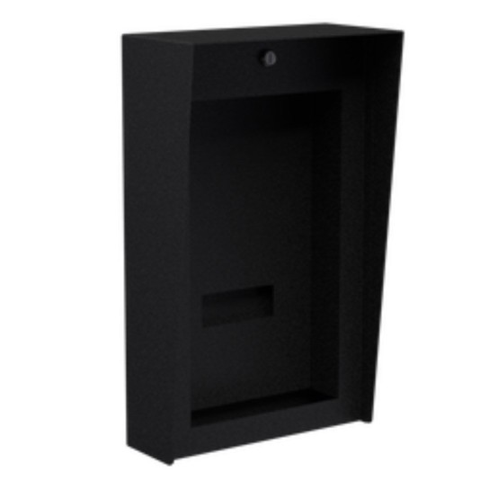 12" x 20" Steel Portrait Housing for ButterflyMX 8" Recessed Video Intercom (Powder-Coated Black) -1220HOU-BUT-01-CRS