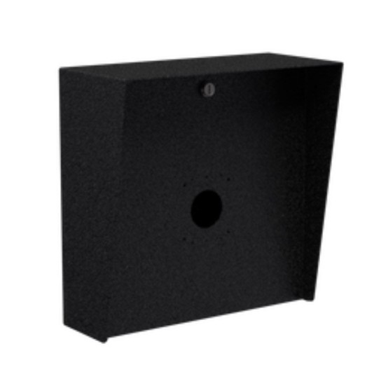 13" x 13" Steel Square Housing for Farpointe P-900-HA (Powder-Coated Black) - 1313HOU-FARP-01-CRS
