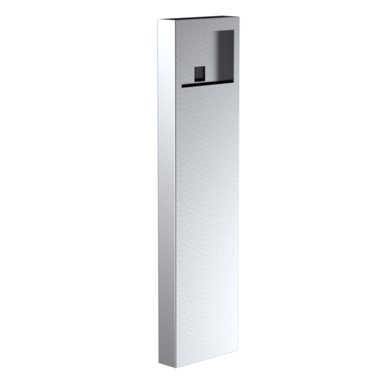 54" Stainless Steel Pedestal for Doorbird D31TDH Flush - 144CAB-DOOR-01-304