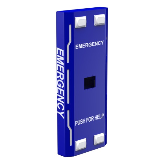 PRO Emergency Wall Station for Axis I8016-LVE - 156STA-AXIS-02-ALU