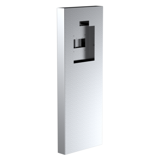 54" Steel Combo Pedestal - Winmate IP65 Stainless Panel PC. - 204CAB-WINM-01-304
