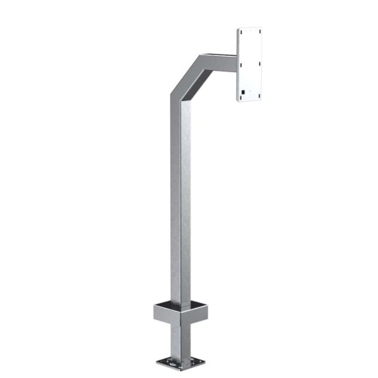 42" Stainless Steel Gooseneck Pedestal for 2N IP Verso Dual Module (Brushed Stainless)