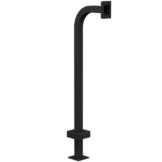 48" Steel Gooseneck Pedestal - Aiphone IX-DA - 22PE1-AIPH-06-CRS