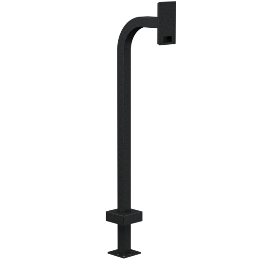 48" Steel Gooseneck Pedestal - Aiphone IX-DV - 22PE1-AIPH-07-CRS