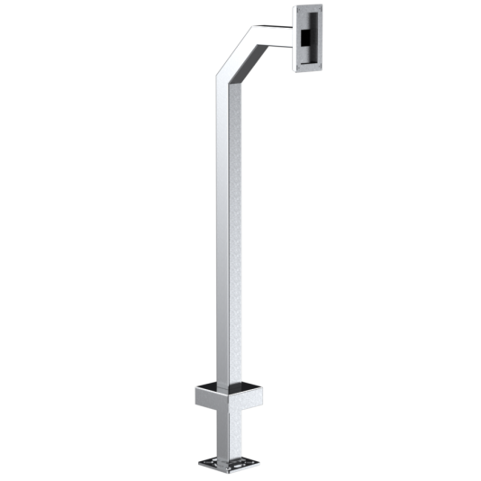 48" Steel Gooseneck Pedestal - Aiphone JP-DV - 22PE1-AIPH-14-304