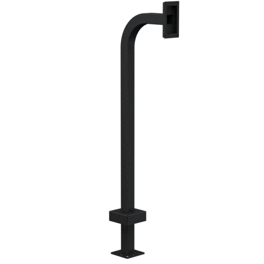 48" Steel Gooseneck Pedestal - Aiphone JP-DV - 22PE1-AIPH-14-CRS