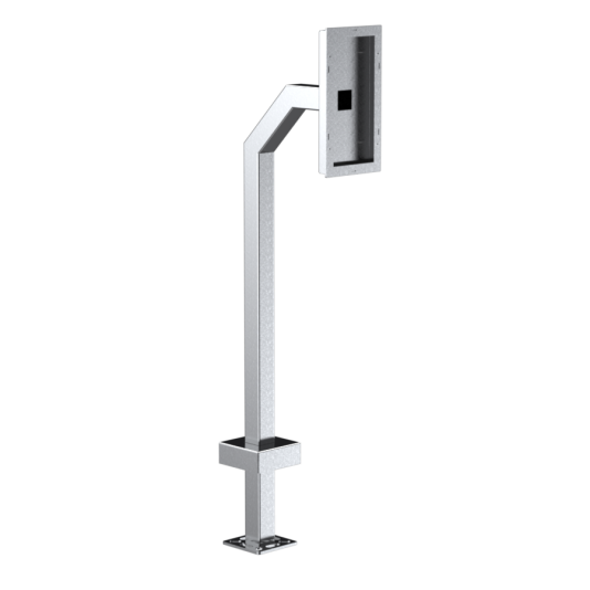 42" Stainless Steel Pedestal for Commend OD10 Surface 22PE1-COMM-01-304