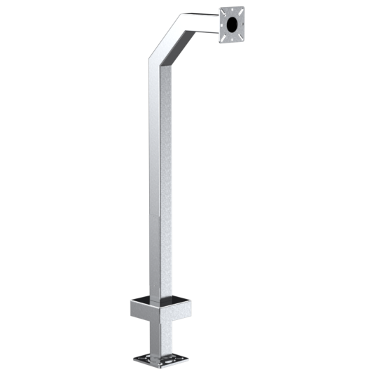 42" Stainless Gooseneck Pedestal - 22PE1-EBMU-01-304