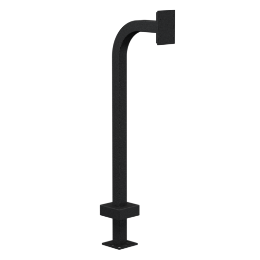 42" Steel Gooseneck Pedestal - Liftmaster KPW5 access system. - 22PE1-LIFT-01-CRS