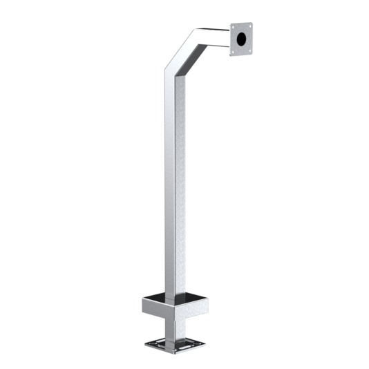 42" Stainless Steel Gooseneck Pedestal for Liftmaster CAPXM/MC 22PE1-LIFT-03-304