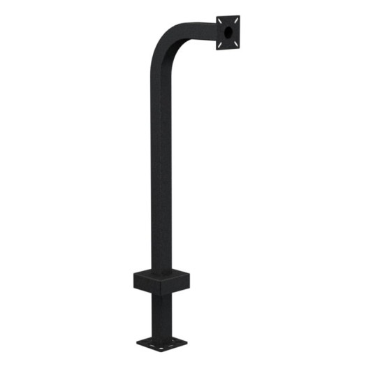 42" Steel Gooseneck Pedestal for Linear AE-100 (Powder-Coated Black) 