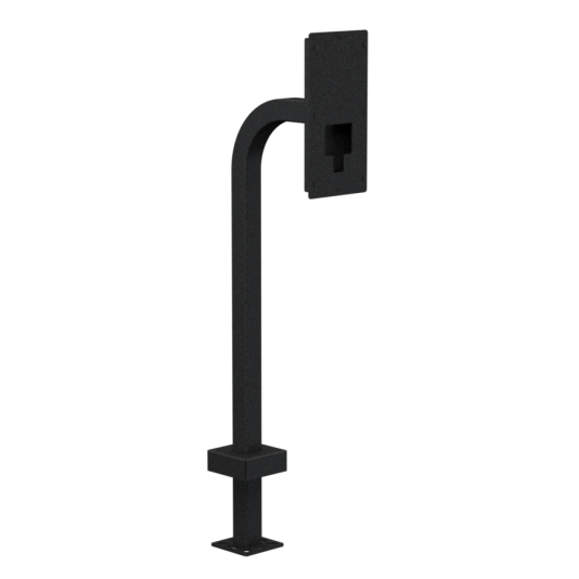 42" Steel Gooseneck Pedestal - 1VALET 10" Intercom. - 22PE1-VALE-01-CRS