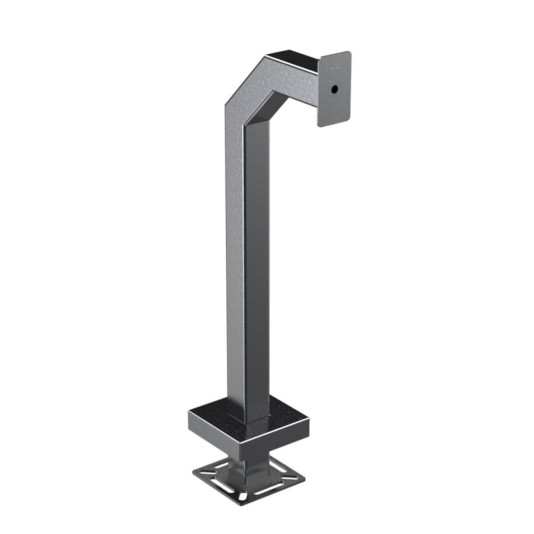 42" Stainless Steel Gooseneck Pedestal for AXIS A4020-E (Brushed Stainless)