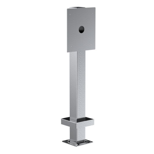 48" Pedestal, No Neck, Stainless, Brushed for CellGate WXL Surface - 44TOW-CELL-01-304