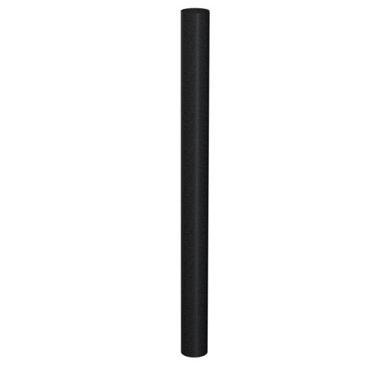 72" Round 5" Diameter Protective Bollard with Open Top - 5BOL-EVCS-02-CRS