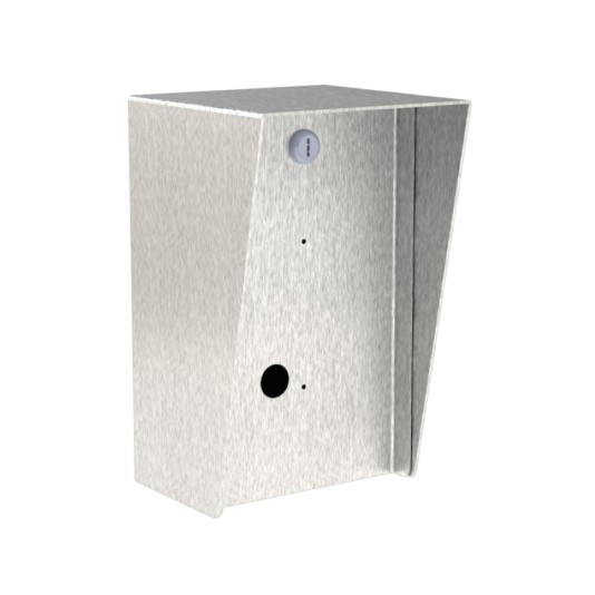 6" x 10" Stainless Steel Portrait Housing for Viking HD-1 Handset Interface Touch Tone Dialer (Brushed Stainless) - 610HOU-VIKI-02-304