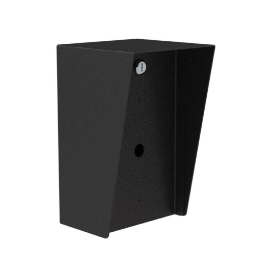 6" x 10" Steel Portrait Housing for Viking Keypad With Wiegand Output (Powder-Coated Black) - 610HOU-VIKI-03-CRS