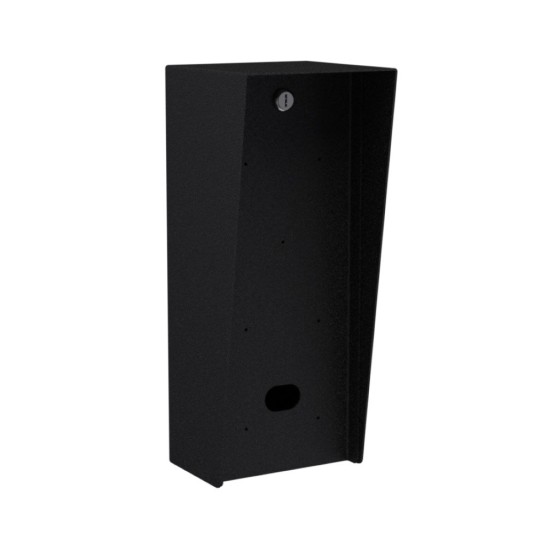6" x 15" Steel Portrait Housing for Paxton Surface Mount Entry Panels (Powder-Coated Black) - 615HOU-PAXT-02-CRS