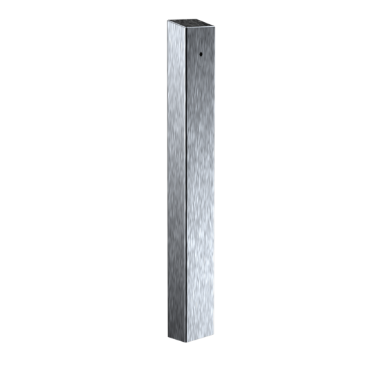 47" Stainless Steel Tapered Top Rounded Corner Rectangular Pedestal Tower for AWID SR-2400 Proximity Card Reader (Brushed Stainless) - 64TOW-AWID-01-304 (Default)