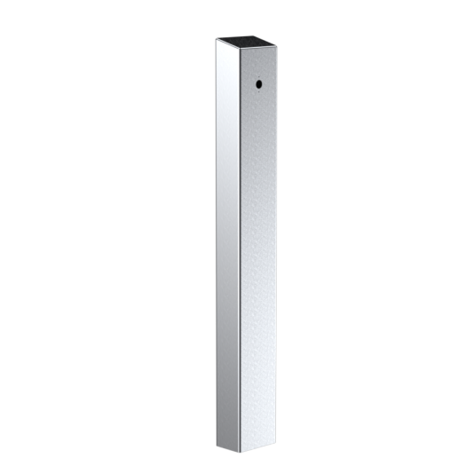 47" Stainless Pedestal - Dormkaba Saflok SR surface reader. - 64TOW-DORM-01-304