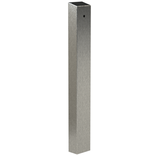 47" Stainless Steel Pedestal Tower for HID 6005 ProxPoint Plus Reader (Brushed Stainless) - 64TOW-HID-02-304 (Default)