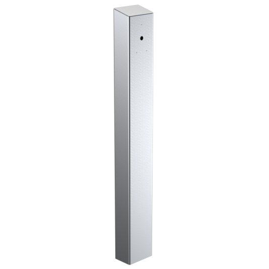 47" Stainless Steel Tapered Top Pedestal Tower for Paxton P75 and K75 Readers (Brushed Stainless) - 64TOW-PAXT-08-304 (Default)