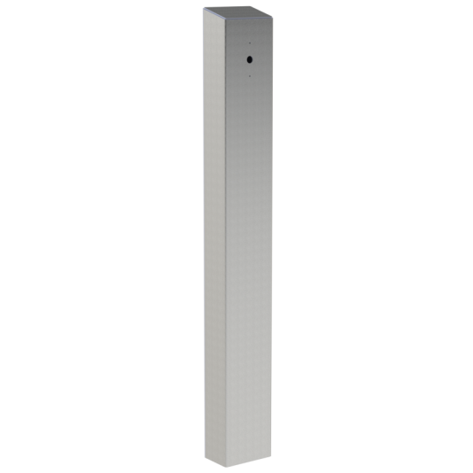 47" Stainless Steel Tapered Top Pedestal Tower for RDRSR (Brushed Stainless) - 64TOW-PDK-01-304 (Default)