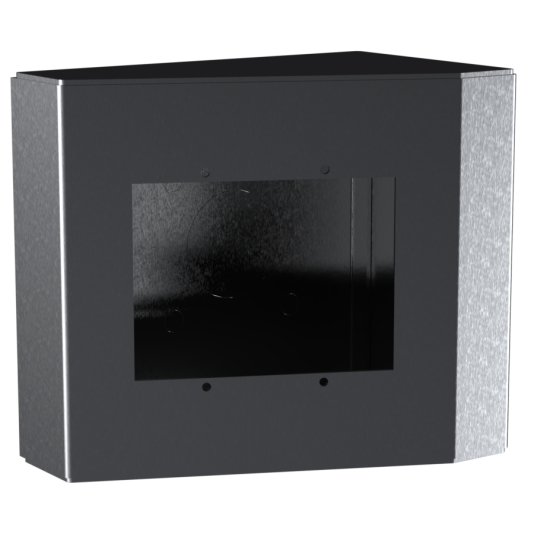 6" x 6" Portrait Wedge Stainless Housing fits Axis I8016-LVE intercom - 66HOU-AXIS-01-304