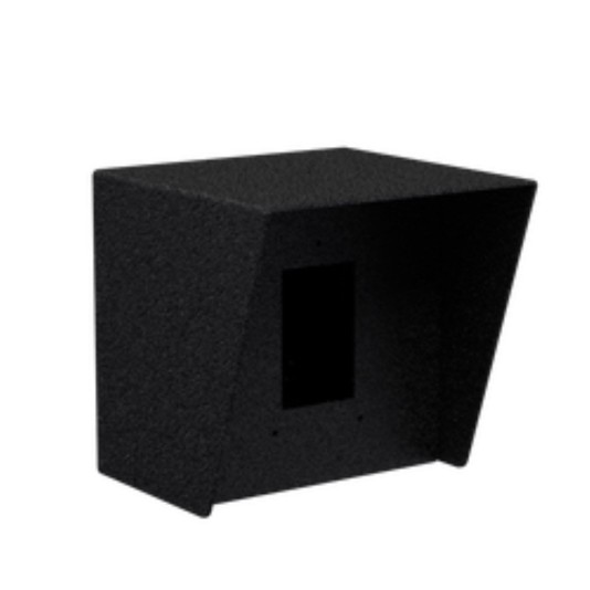 6" x 6" Steel Square Housing for Paxton 010-721-US (Powder-Coated Black) - 66HOU-PAXT-04-CRS