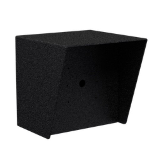 6" x 6" Steel Square Housing for Paxton E75 Exit Buttons (Powder-Coated Black) - 66HOU-PAXT-07-CRS