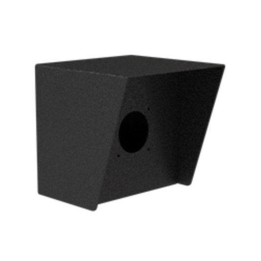 6" x 6" Steel Square Housing for Paxton Proximity Panel Mount Reader (Powder-Coated Black) - 66HOU-PAXT-08-CRS