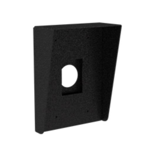 6" x 8" Steel Rain Guard Hood for Aiphone JO-DV Video Doorbell (Powder-Coated Black) - 68HOO-AIP-01-CRS