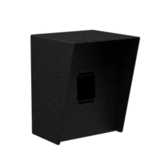 6" x 8" Steel Square Housing for Paxton 521-715-US and 521-836-US (Powder-Coated Black) - 68HOU-PAXT-02-CRS