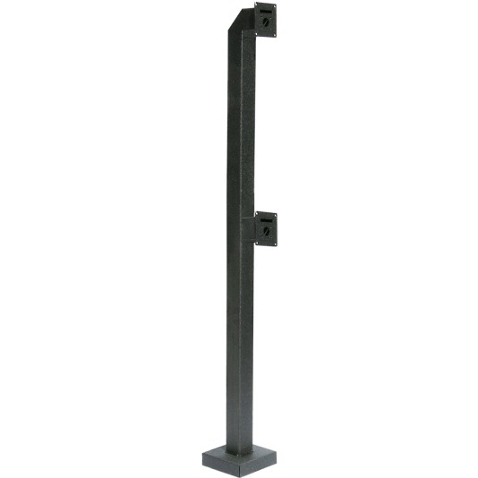 72" and 42" Heavy Duty Dual Headed, Low Profile Gooseneck Stand (Pad Mount) 72-DSP-3-04-04 
