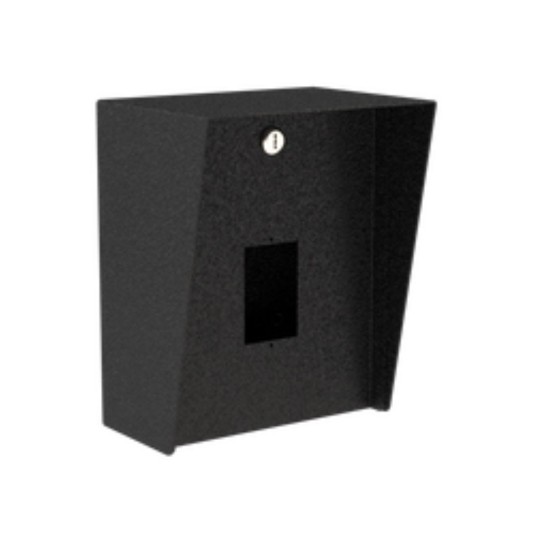 8" x 10" Steel Portrait Housing for Aiphone LEM-1DL Call Master Station (Powder-Coated Black) -810HOU-AIP-01-CRS