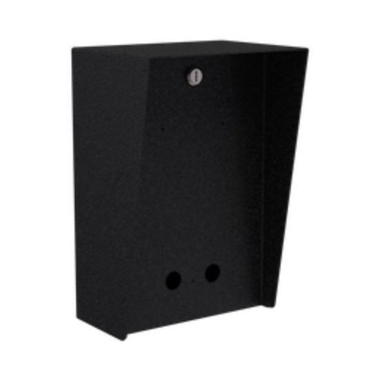 8" x 12" Portrait Steel Housing for 2N IP Base (Powder-Coated Black) - 812HOU-2N IP-01-CRS