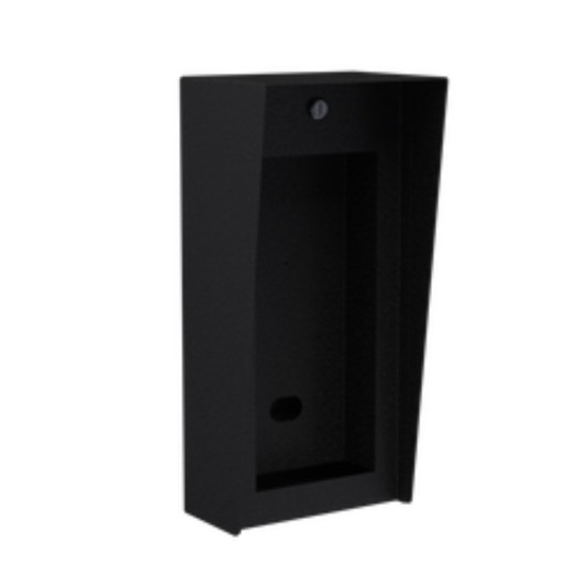 8" x 17" Steel Portrait Housing for Paxton Flush Mount Entry Panels (Powder-Coated Black) - 817HOU-PAXT-01-CRS