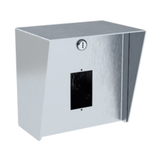 8" x 8" Square Stainless Steel Housing Single Gang Cutout