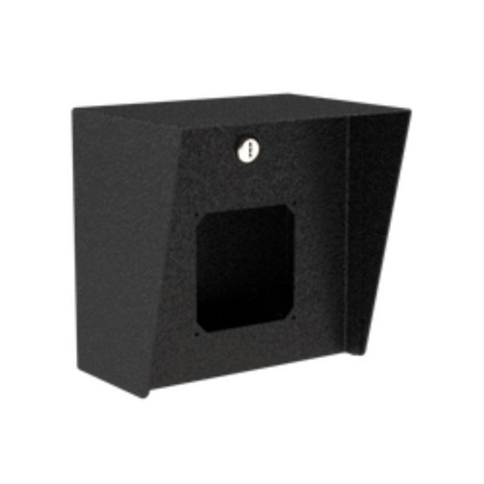 8" x 8" Steel Square Housing for Viking Entry Phone (Powder-Coated Black) - 88HOU-VIKI-01-CRS