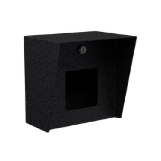 8" x 8" Steel Square Housing for Viking Emergency Phone Kit (Powder-Coated Black) - 88HOU-VIKI-02-CRS
