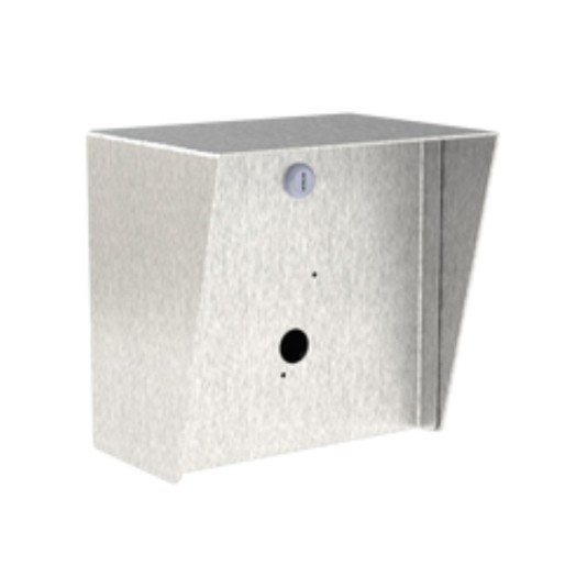 8" x 8" Stainless Steel Square Housing for Viking Compact 125KHZ Proximity Reader (Brushed Stainless) - 88HOU-VIKI-04-304
