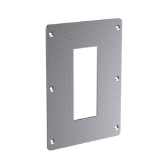 9" x 12" Stainless Steel Retro Cover Plate for Verkada TD52 Video Intercom (Brushed Stainless) - 912PLA-VERK-01-304