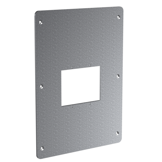 9X12 Stainless Retro Plate - Verkada TD53 Video Intercom - 912PLA-VERK-02-304