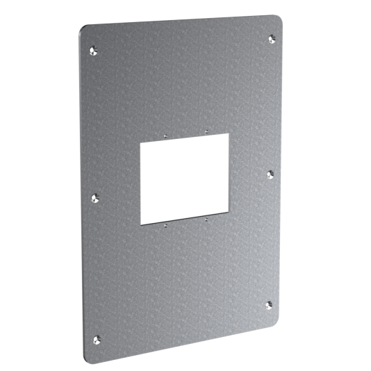 9X12 Stainless Retro Plate - Verkada TD63 Video Intercom - 912PLA-VERK-03-304