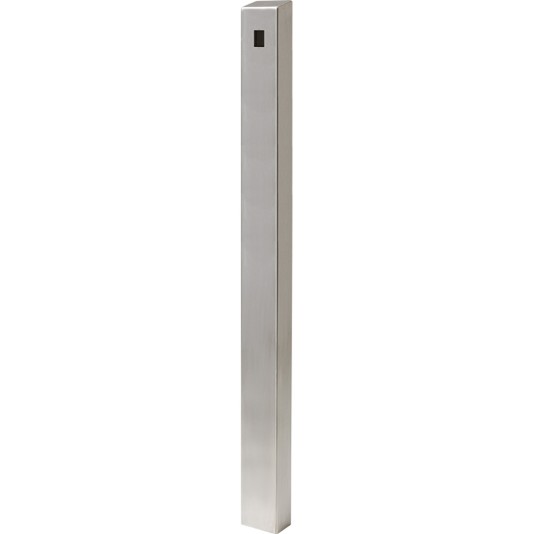 72" ADA Compliant Stainless Steel Square Heavy Duty Tower Style Pedestal (In-Ground) ADA-SS-TWR-72x4x6