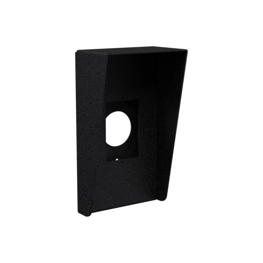 4.5" x 8" Steel Rain Guard Hood for Access Control Devices (Powder-Coated Black) - J-HOOD-CS-4.5X8