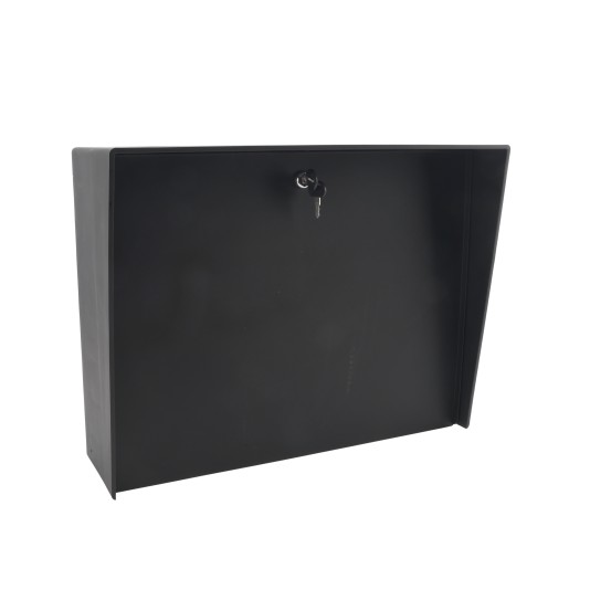20" x 16" Landscape Polycarbonate Housing for Access Control Devices - LANDO-PC-20X16-E-BLK (Housing)