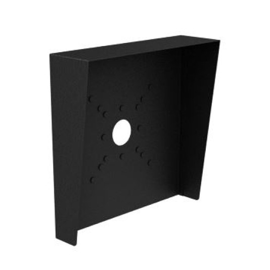 Square Black Steel Hood (12" W x 12" H x 3" D)